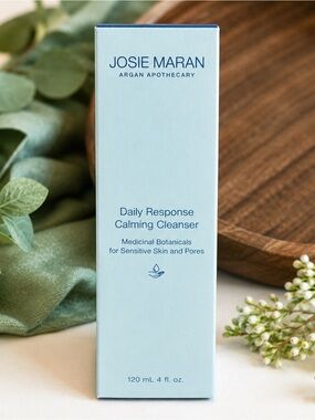 Josie Maran Daily Response Calming Cleanser 4oz Sensitive Skin NIB Sealed